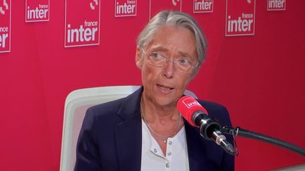 La Première ministre Élisabeth Borne, le 1er septembre 2022 sur France Inter. (FRANCEINTER / RADIO FRANCE)