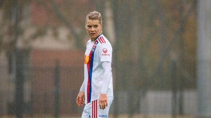 Ada Hegerberg, ici la tunique lyonnaise, va de nouveau arborer le maillot norvégien. (MELANIE LAURENT / A2M SPORT CONSULTING)