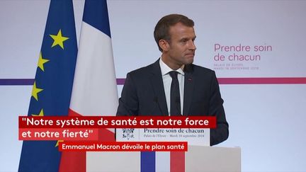 Regardez l'intégralité de la présentation du plan santé d'Emmanuel Macron