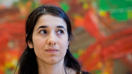 Nadia Murad, prix Nobel de la Paix 2018. (JULIAN STRATENSCHULTE / DPA)