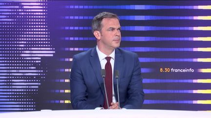 Olivier Véran, porte-parole du gouvernement, était l'invité de franceinfo le 9 juin 2023. (FRANCEINFO / RADIO FRANCE)