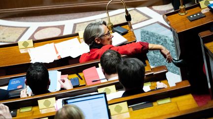 Elisabeth Borne à l'Assemblée nationale, le 13 mars 2018. Photo d'illustration. (CHRISTOPHE MORIN / MAXPPP)