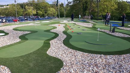 Nouvel espace de jeu au golf Blue Green de Reuil Malmaison (Fabrice Rigobert Radio France)