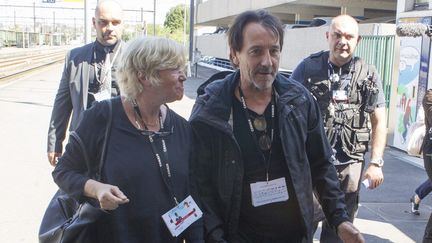 Jean-Hugues Anglade arrive en gare d'Angoulême
 (PHOTOPQR/CHARENTE LIBRE)