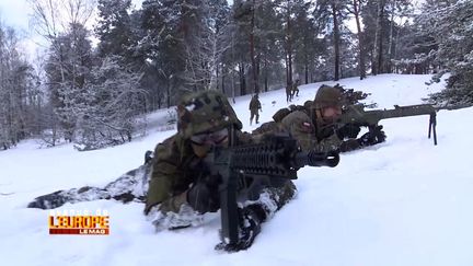 Manoeuvres militaires&nbsp;en Pologne. (FRANCE 3 / FRANCETV INFO)