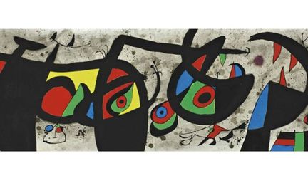 &quot;Le lézard aux plumes d&#039;or&quot; de Miro
 (extrait catalogue christies.com)