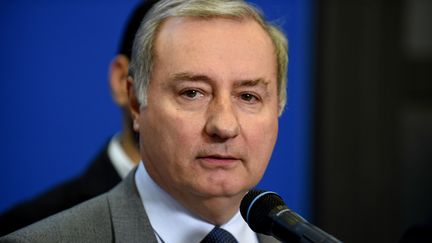 Le maire de Toulouse Jean-Luc Moudenc lors d'une réunion au ministère de l'Economie le 13 février 2019 (ERIC PIERMONT / AFP)