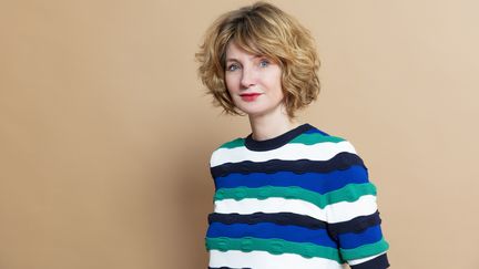 Portrait de la romancière française Monica Sabolo, juin 2022 (Francesca Mantovani)