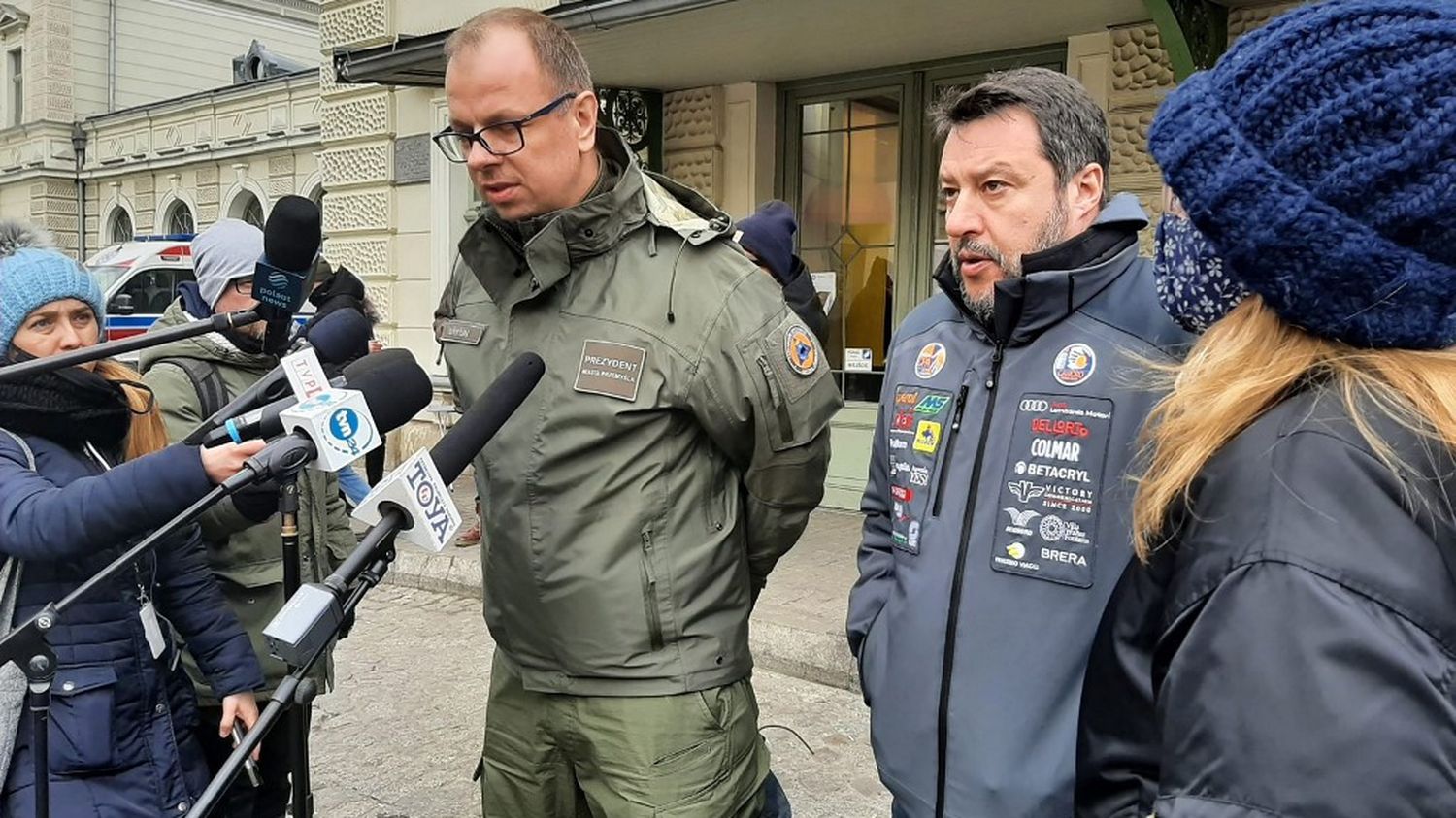 Matteo Salvini è rimasto fedele al suo passato pro-Putin durante la sua visita in Polonia