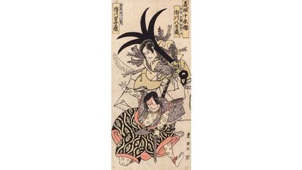 Utagawa Toyokuni, Yoshitsune aux mille cerisiers, 1803
 (Museum of Asian Art Corfu, Greece. Photography by New Color Photographic Printing Co., Ltd)