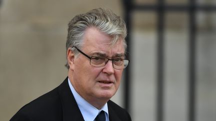 Jean-Paul Delevoye, le haut-commissaire aux retraits, lors de la cérémonie d'hommage à Jacques Chirac, le 26 septebre 2019 à Paris. (ERIC FEFERBERG / AFP)