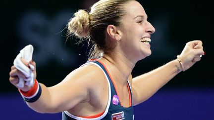 La joie de Dominika Cibulkova  (ROSLAN RAHMAN / AFP)