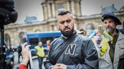 Eric Drouet à Paris, le 9 avril 2019.&nbsp; (STEPHANE DE SAKUTIN / AFP)