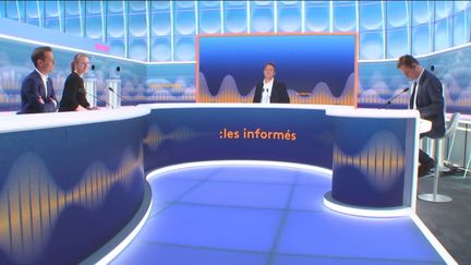 Le plateau des informés du matin du mercredi 28 septembre 2022. (CAPTURE D'ÉCRAN / FRANCE INFO)