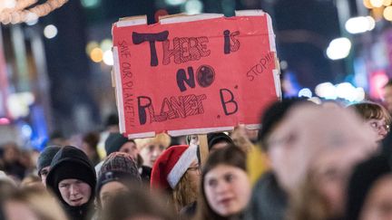 Manifestation "Fridays for future climate", à Hambourg (Allemagne) le 20 décembre 2019 (DANIEL BOCKWOLDT / DPA)