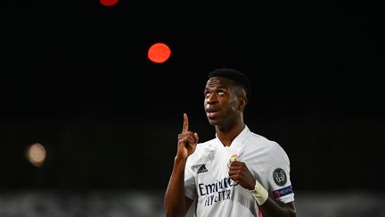 Vinicius Junior buteur face à Liverpool (GABRIEL BOUYS / AFP)