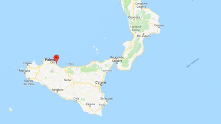 Les corps de neuf membres d'une même famille, dont des enfants âgés de 1 an, 3 ans et 15 ans, ont été récupérés dans leur maison de campagne à Casteldaccia (Sicile, Italie), dimanche 4 novembre 2018. (GOOGLE MAPS)