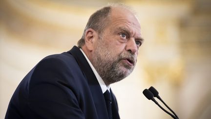 Éric Dupond-Moretti à l'Assemblée nationale, le 15 septembre 2021. (ALEXIS SCIARD / MAXPPP)