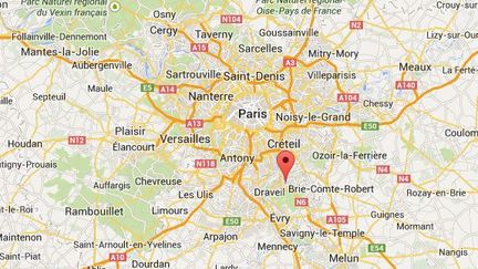 Un policier a tu&eacute; par balle un homme lors d'un contr&ocirc;le de police &agrave; Montgeron (Essonne), le 29 juillet 2014. (GOOGLEMAPS)