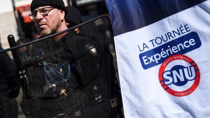 Photo prise le 19 avril 2023 à Nantes (SEBASTIEN SALOM-GOMIS / AFP)