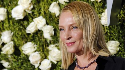 La comédienne américaine Uma Thurman, le 11 juin 2017 à New York (Etats-Unis).&nbsp; (EDUARDO MUNOZ / REUTERS)