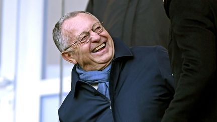 Jean-Michel Aulas, à Nantes, le 12 avril 2019. (ST?PHANE GUIOCHON / MAXPPP)