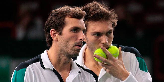 Julien Benneteau associé à Nicolas Mahut en 2011