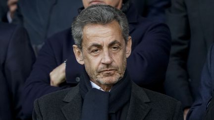 Nicolas Sarkozy au Parc des Princes à Paris, le 4 mai 2019. (photo d'illustration) (LIONEL BONAVENTURE / AFP)