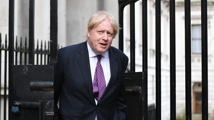 Le ministre britannique des Affaires étrangères, Boris Johnson, à Londres (Royaume-Uni), le 29 mars 2017. (MAXPPP)