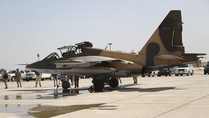 Un Sukhoi de l'arm&eacute;e irakienne, le 1er juillet 2014 &agrave; Bagdad (Irak). (REUTERS)