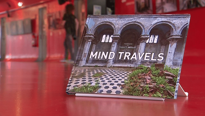 L'ouvrage "Mind Travels" qui a inspiré l'expo photos à Nancy.
 (Capture d&#039;image France 3/Culturebox)