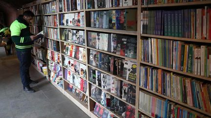 La bibliothèque des éboueurs d'Ankara, installée dans une usine désaffectée (16 janvier 2018)
 (Adem Altan / AFP)