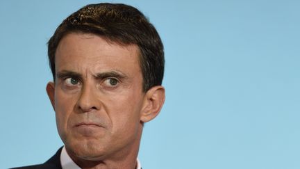 Manuel Valls lors d'une conf&eacute;rence de presse &agrave; Paris, le 2 octobre 2015. (ERIC FEFERBERG / AFP)