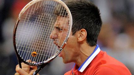 Le N.1 mondial Novak Djokovic