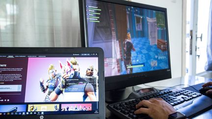 &nbsp;Le mot clé #fortnite a connu la progression la plus rapide au monde sur Instagram. (DAÏNA LE LARDIC / ISOPIX / SIPA)