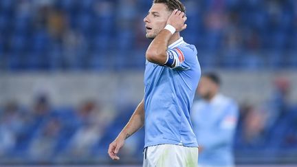 Ciro Immobile faisait déjà partie des 12 forfaits déjà enregistrés par la Lazio en C1 mercredi. (GIUSEPPE MAFFIA / NURPHOTO)