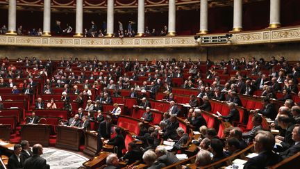 Examen d'un texte au S&eacute;nat, le 9 avril 2013. (CHARLES PLATIAU / REUTERS)