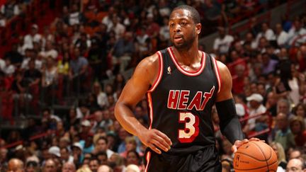 Le joueur du Heat, Dwayne Wade