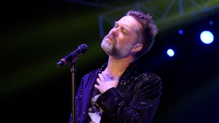 Rufus Wainwright sur scène à New-York,&nbsp;au festival d'été de musique à Central Parc, en octobre 2018. (JENNY ANDERSON / GETTY IMAGES NORTH AMERICA)