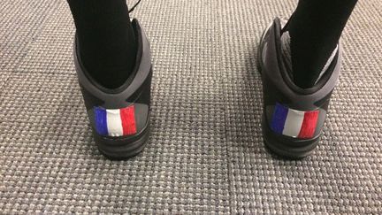 Les chaussures du basketteur français Rudy Gobert, le 15 novembre 2015. (UTAH JAZZ / TWITTER)