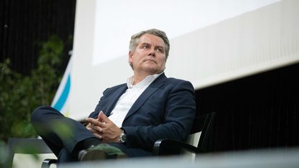 Franck Louvrier, maire Les Républicains de La Baule, à l'université d'été des Républicains le 31 août 2019. (CHRISTOPHE MORIN / MAXPPP)