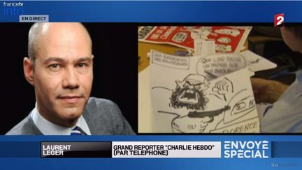 Laurent L&eacute;ger, grand reporter &agrave; "Charlie Hebdo", t&eacute;moigne pour Envoy&eacute; sp&eacute;cial. ( FRANCE 2)