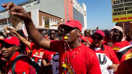 Les syndicats sud-africains manifestent pour un salaire minimum (Durban avril 2018) (Reuters/ Rogan Ward)