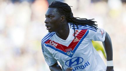 L'attaquant de l'OL, Bafetimbi Gomis