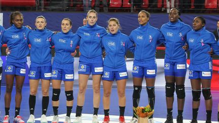 Les joueuses de l'équipe de France de handball, le 25 septembre 2019 à Amiens (Somme). (MAXPPP)