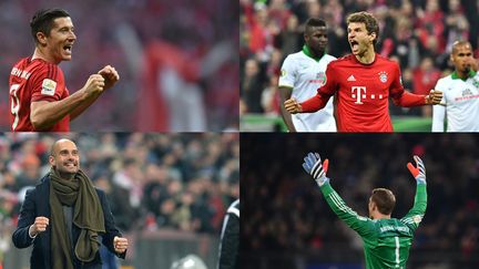 Les quatre principaux artisans du 26e titre du Bayern Munich en Bundesliga.