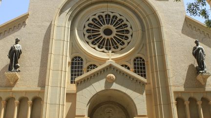 La cath&eacute;drale Saint-Matthieu, pr&egrave;s de Khartoum (Soudan), le 15 mai 2014.&nbsp; (ASHRAF SHAZLY / AFP)