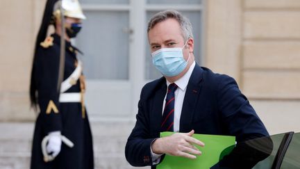 Jean-Baptiste Lemoyne, au palais de l'Elysée, le 12 février 2021. (LUDOVIC MARIN / AFP)