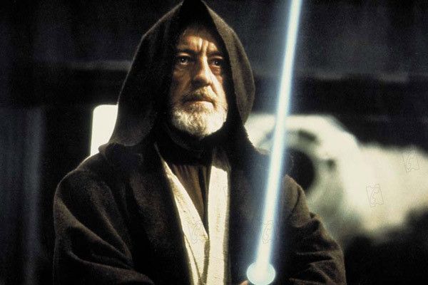 Alec Guinness dans le rôle de Obi Wan kenobi dans "Star Wars - Episode 4 : Un Nouvel espoir" de George Lucas. (TWENTIETH CENTURY FOX FRANCE)