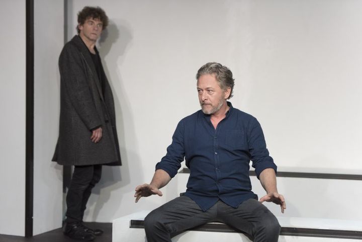 Nicolas VAUDE et Nicolas BRIANÇON dans "Pour un oui, pour un non" de Nathalie Sarraute (Théâtre de poche Montparnasse)
 (DR)